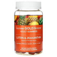 CaliforniaGoldNutrition_LuteinandZeaxanthinGummies_Tropical_90VegetarianGummies - USA Mega Market
