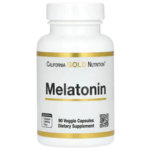 California Gold Nutrition, Melatonin, 3 mg, 90 Veggie Capsules