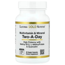 CaliforniaGoldNutrition_MultivitaminandMineralwithMethylB12_VitaminC_L-MethylFolateandBio-Quercetin_Two-A-Day_60VeggieCapsules - USA Mega Market