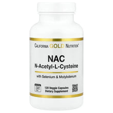 California Gold Nutrition, N-Acetyl-L-Cysteine with Molybdenum and Selenium, 120 Veggie Capsules
