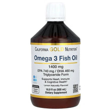 CaliforniaGoldNutrition_Omega-3FishOil_NorwegianTriglyceride_NaturalLemon_16.9floz_500ml - USA Mega Market