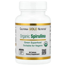 CaliforniaGoldNutrition_OrganicSpirulinawithPhycocyanin_andChlorophyll_60Tablets - USA Mega Market