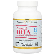 CaliforniaGoldNutrition_PrenatalDHA_Omega-3FattyAcidsDHAandEPAplusCholineforPregnantandNursingMothers_60FishGelatinSoftgels - USA Mega Market