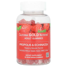 CaliforniaGoldNutrition_PropolisandEchinaceaGummies_NaturalRaspberry_90VegetarianGummies - USA Mega Market
