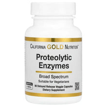CaliforniaGoldNutrition_ProteolyticEnzymeswithFruitDerivedEnzymeBlend_Rutin_PancreatinAlternativeBlendandSerratiopeptidase_90DelayedReleaseVeggieCapsules - USA Mega Market