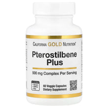 CaliforniaGoldNutrition_PterostilbenePluswithWildBlueberryPowder_60VeggieCapsules - USA Mega Market
