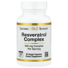 CaliforniaGoldNutrition_ResveratrolComplexwithGrapeSeedExtract_RedWineExtract_andtrans-Resveratrol_60VeggieCapsules - USA Mega Market