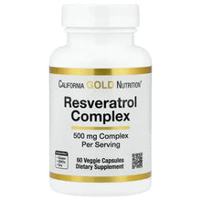 California Gold Nutrition, Resveratrol Complex with Grape Seed Extract, Red Wine Extract, and trans-Resveratrol