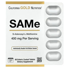 CaliforniaGoldNutrition_SAMe_DisulfateTosylate_400mg_60EntericCoatedTablets - USA Mega Market