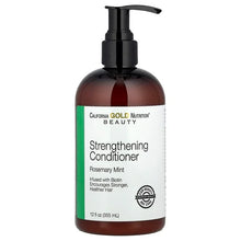 CaliforniaGoldNutrition_StrengtheningConditioner_Biotin_RosemaryMint_12floz_355ml - USA Mega Market