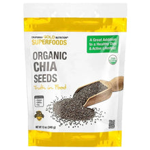 CaliforniaGoldNutrition_Superfoods_OrganicChiaSeeds_12oz_340g - USA Mega Market
