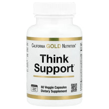 California Gold Nutrition, Think Support, with Ginkgo Biloba, Skullcap, Gotu Kola, Bacopa and Enzymes