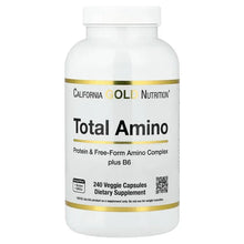 CaliforniaGoldNutrition_TotalAminowithVitaminB-6_and20AminoAcidBlend_240VeggieCapsules - USA Mega Market