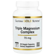 CaliforniaGoldNutrition_TripleMagnesiumComplex_70mg_90VeggieCapsules - USA Mega Market