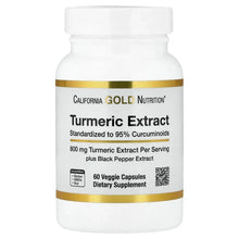 CaliforniaGoldNutrition_TurmericExtractwith95_Curcuminoids_andBioPerine_BlackPepperExtract_60VeggieCapsules - USA Mega Market