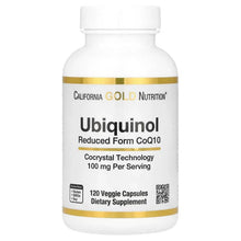 CaliforniaGoldNutrition_UbiquinolReducedFormCoQ10_100mg_120VeggieCapsules - USA Mega Market