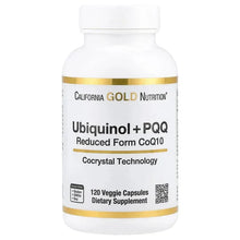 CaliforniaGoldNutrition_UbiquinolReducedFormCoQ10_PQQ_120VeggieCapsules - USA Mega Market