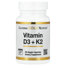 CaliforniaGoldNutrition_VitaminD3_K2_60VeggieCapsules - USA Mega Market