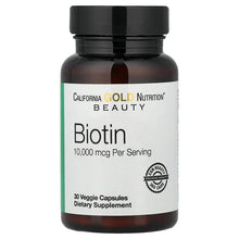 California_Gold_Nutrition_Biotin_10_000_mcg_30_Veggie_Capsules - USA Mega Market