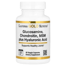 California Gold Nutrition, Glucosamine, Chondroitin, MSM plus Hyaluronic Acid, 60 Veggie Capsules
