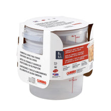 CambroRoundTranslucentContainerwithLid6qt._2pk.3 - USA Mega Market