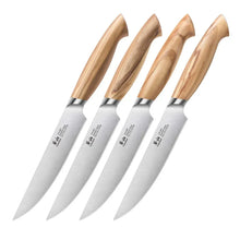 CangshanOlivSeriesSwedishSteel4-pieceSteakKnifeSet - USA Mega Market