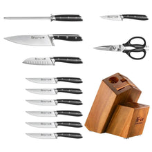 Cangshan 12-Piece German Steel Forged Knife Block Set