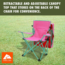 Ozark Trail Kids Canopy Chair with Safety Lock (125 lb. Capacity),