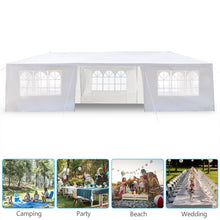 Alvantor White 10x30 ft Outdoor Pop Up Canopy Tent with Removable Sidewalls and Windows,Easy-Setup Gazebo,7 Sides