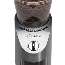 Capresso Metal Die-Cast Housing Conical Burr Coffee Grinder