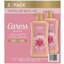 CaressDailySilkHydratingBodyWash_WhitePeach_OrangeBlossom_30fl. - USA Mega Market