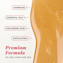 Caress Shea Butter & Brown Sugar Body Wash, Exfoliating & Moisturizing, Hyaluronic Acid, 30 oz
