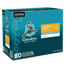 Caribou Coffee Light Roast K-Cup, Daybreak Morning Blend, 80 ct.