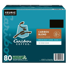 Caribou Coffee Medium Roast K-Cup Pod, Caribou Blend, 80 ct.