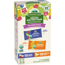 Cascadian Farm Fruit Bars Mixed Berry & Tropical Fruit Variety Pack 0.71 oz., 26 pk.