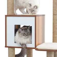 Catit Vesper High Base XL 62 inch Cat Tree, 5 Levels and 1 Condo, Walnut