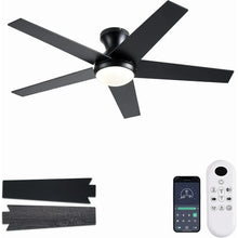 Ceiling-Fans-Lights-48-inch-Low-Profile-Ceiling-Fan-Light-Remote-Control-Flush-M_1 - Brands For Less USA