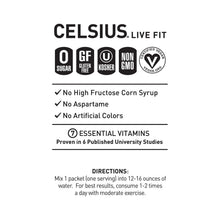 Celsius On The Go Powder Sticks Variety Pack, Essential Energy, 30 pk.