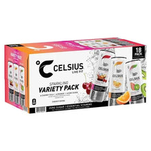 Celsius Sparkling Energy Drink, Core Variety Pack, 12 fl oz, 18-count