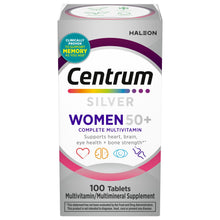 Centrum Silver Multivitamínico para Mujeres Mayores de 50 con Vitaminas B, C, D3 y E, 100 Cápsulas