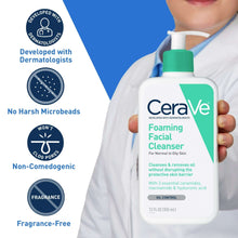 CeraVe Travel Size Foaming Facial Cleanser for Normal to Oily Skin, 3 fl oz