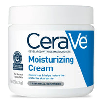Crema hidratante CeraVe, hidratante facial y corporal para piel normal a muy seca, 473 ml