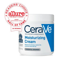 Crema hidratante CeraVe, hidratante facial y corporal para piel normal a muy seca, 473 ml