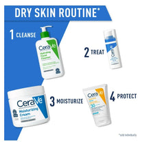 Crema hidratante CeraVe, hidratante facial y corporal para piel normal a muy seca, 473 ml