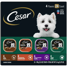 CesarFiletsInSauceVarietyPackWetDogFoodForAdultDogs-3-5OzTray-24Pack-_1 - USA Mega Market