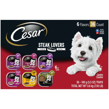 CesarSteakLoversWetDogFoodVarietyPack_3.5OzTrays_36Pack - USA Mega Market