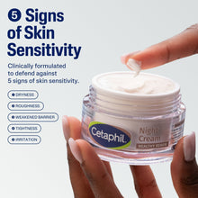 Cetaphil Healthy Renew Night Cream for Sensitive Skin with Anti-Aging, 1.7 oz