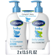 CetaphilBabyHealthySkinEssentialsSet_IncludesBabyWash_ShampooandDailyBodyLotion_2Items - USA Mega Market