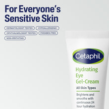 (3 PACK ) Cetaphil Daily Hydrating Eye Gel Cream for Sensitive Skin with Hyaluronic Acid, 0.5 fl oz