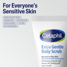 Cetaphil Extra Gentle Daily Face Scrub, Exfoliates & Cleanses, Sensitive Skin, 6 fl oz (3 PACK )
